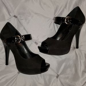 Jessica Simpson Leather Heels Size 7.5